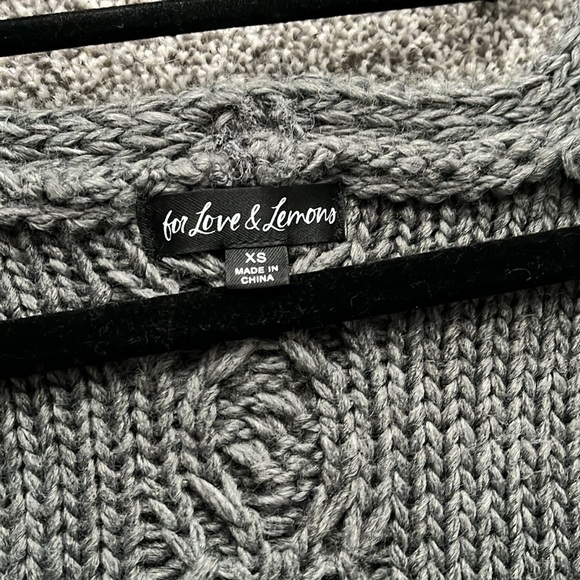 NWOT For Love and Lemons Keke Sweater Dress - Picture 8 of 13